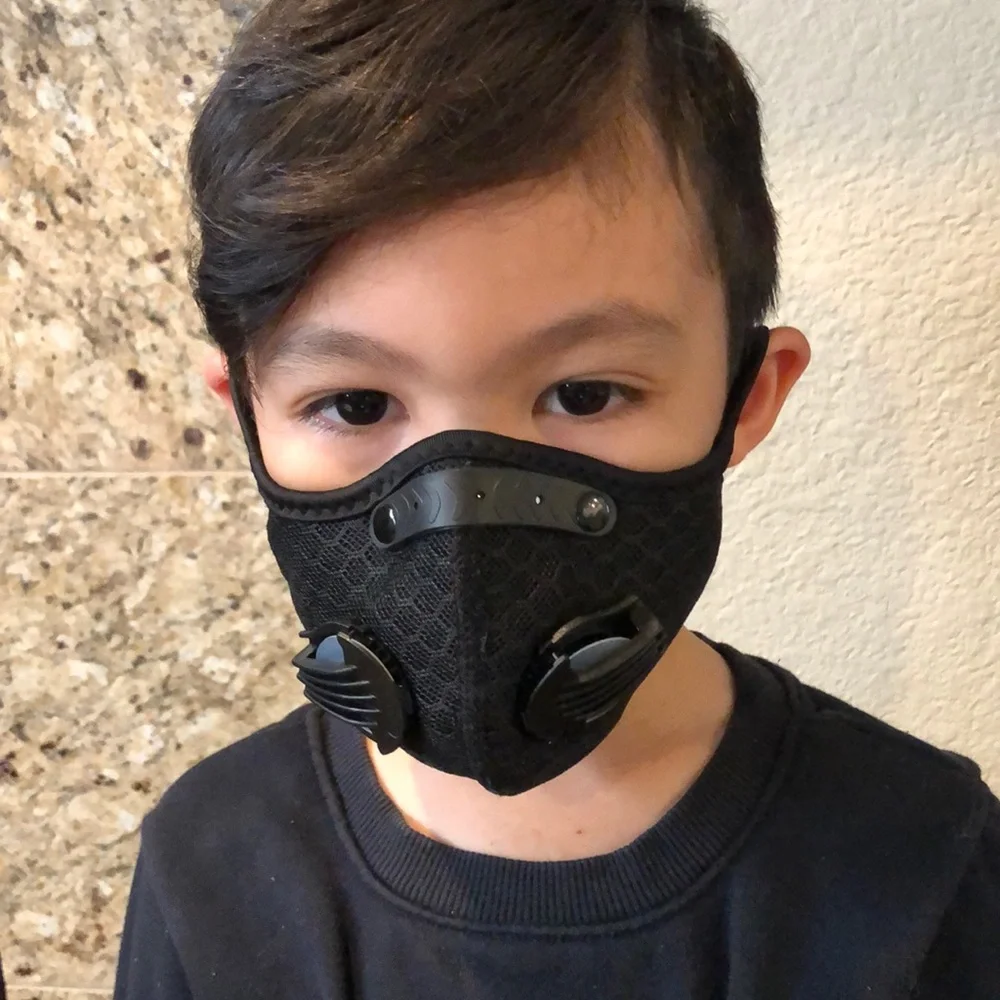 Sport Face Mask Cover for Kids with 3-Filters